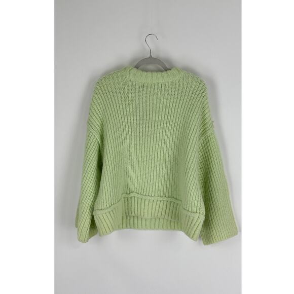 Vero Moda Womens Chunky Knit Sweater Jumper Pullover Size Small Green NWT - Picture 5 of 10